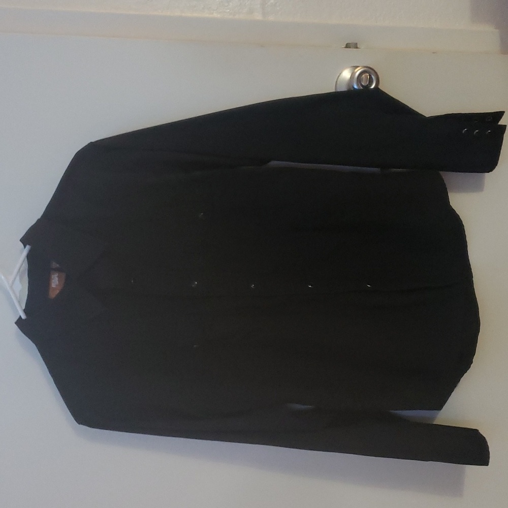 Black button up, men's size S